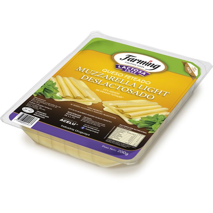 Queso-muzzarella-light-fetas-FARMING-200-g Queso-muzzarella-light-fetas-FARMING-200-g