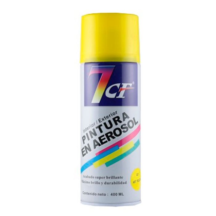 Aerosol-7CF-amarillo-brillante-400ml Aerosol-7CF-amarillo-brillante-400ml