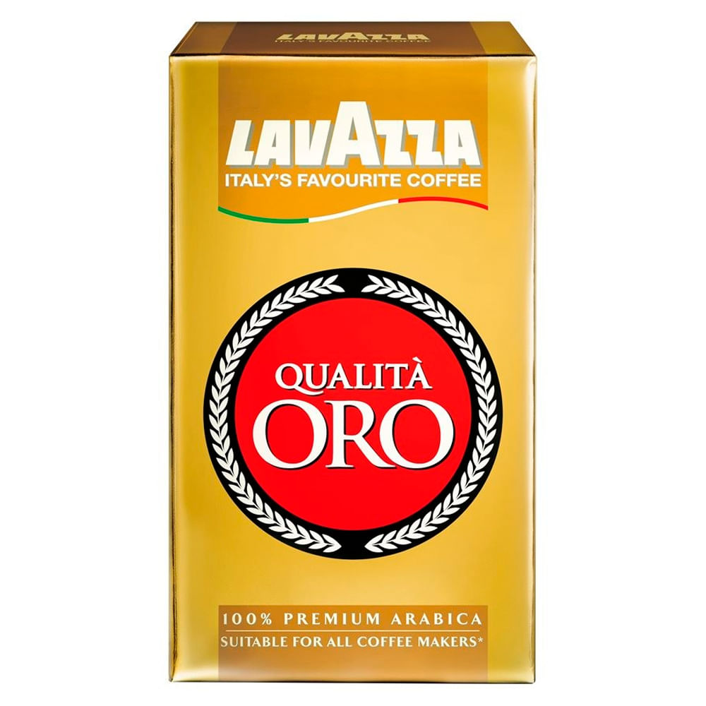 Café molido LAVAZZA Qualita Oro 250 g disco