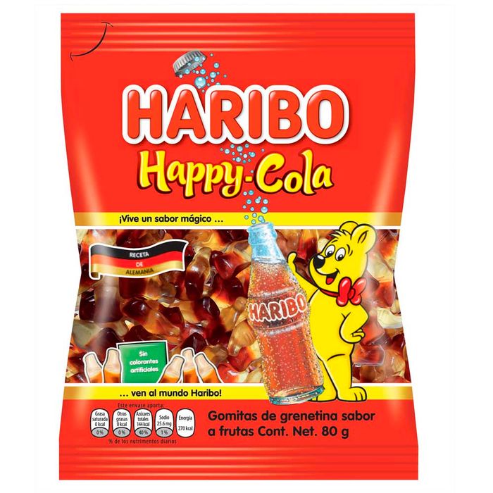 Goma-gelatina-HARIBO-happy-cola-80-g Goma-gelatina-HARIBO-happy-cola-80-g