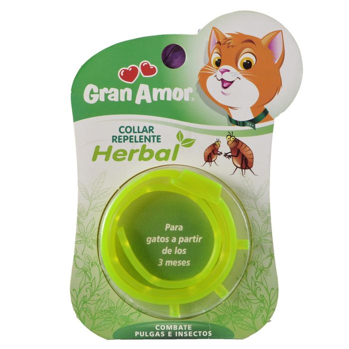 Collar-repelente-herbal-para-gato-GRAN-AMOR