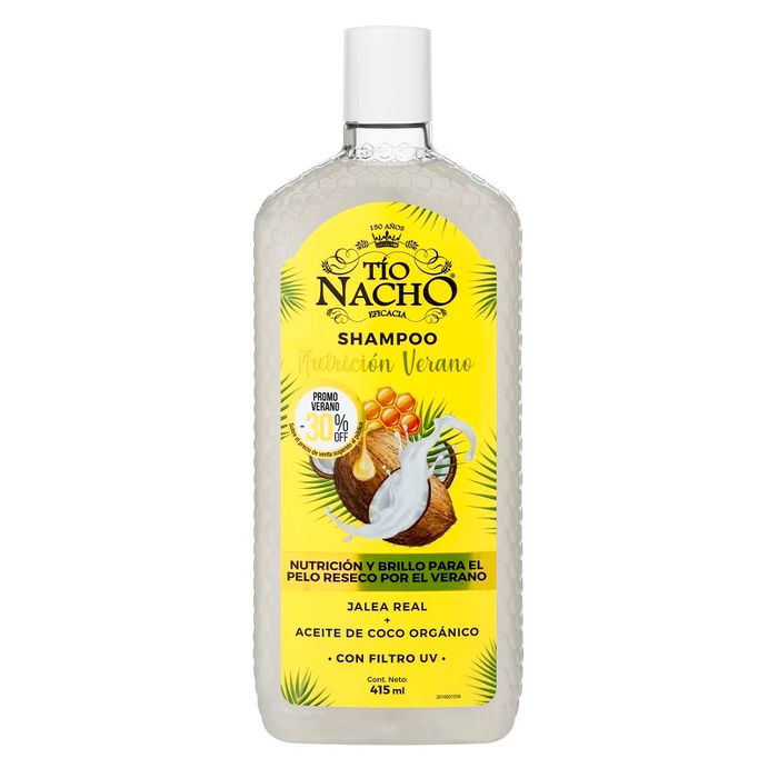 Shampoo TÍO NACHO Nutrición Verano 415 ml disco