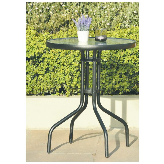 Mesa-redonda-de-acero-marron-con-vidrio-60x70-cm Mesa-redonda-de-acero-marron-con-vidrio-60x70-cm