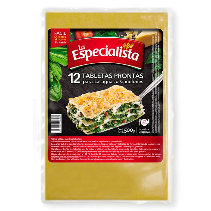 Masa--Lasagna-LA-ESPECIALISTA-500-g Masa--Lasagna-LA-ESPECIALISTA-500-g