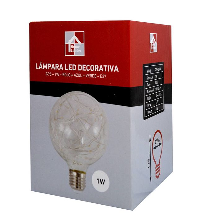 Lampara-HOME-LEADER-led-deco-G95-1-w-e27-ro-az-ve Lampara-HOME-LEADER-led-deco-G95-1-w-e27-ro-az-ve