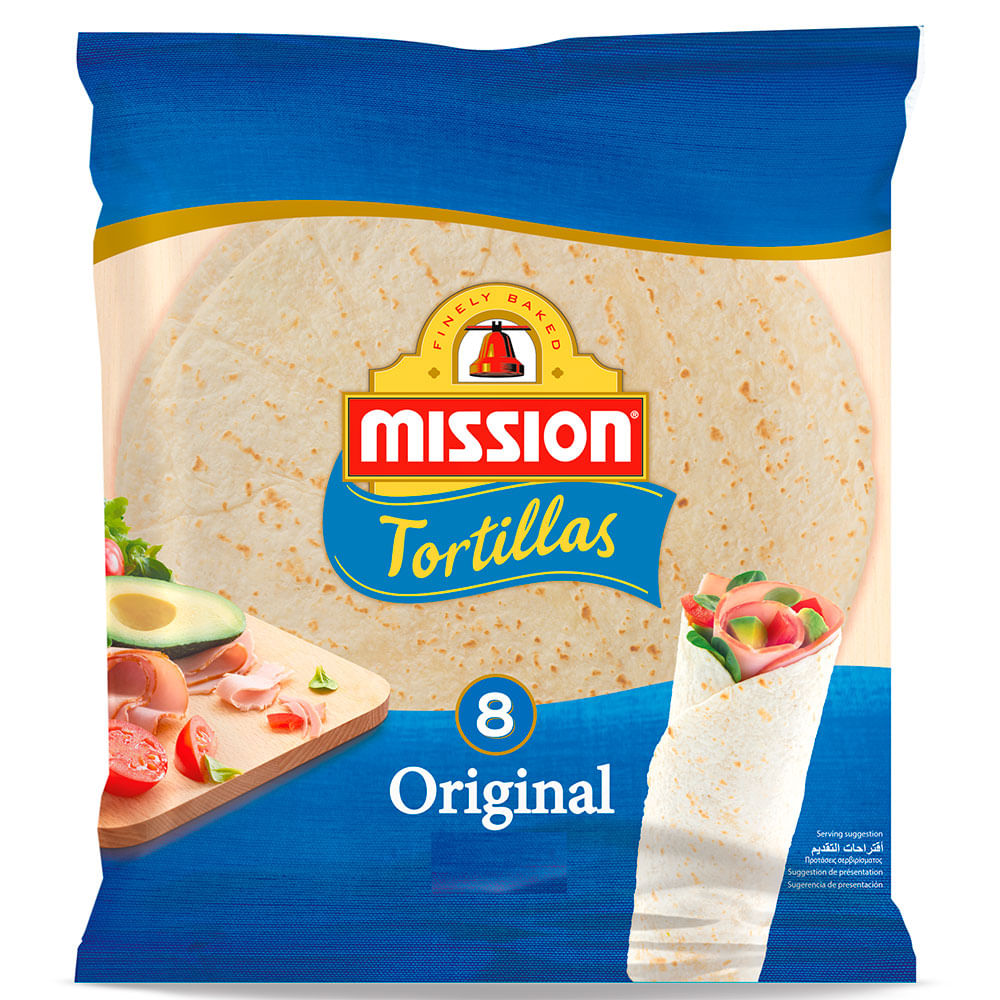 Tortilla MISSION trigo 20cm 320g disco