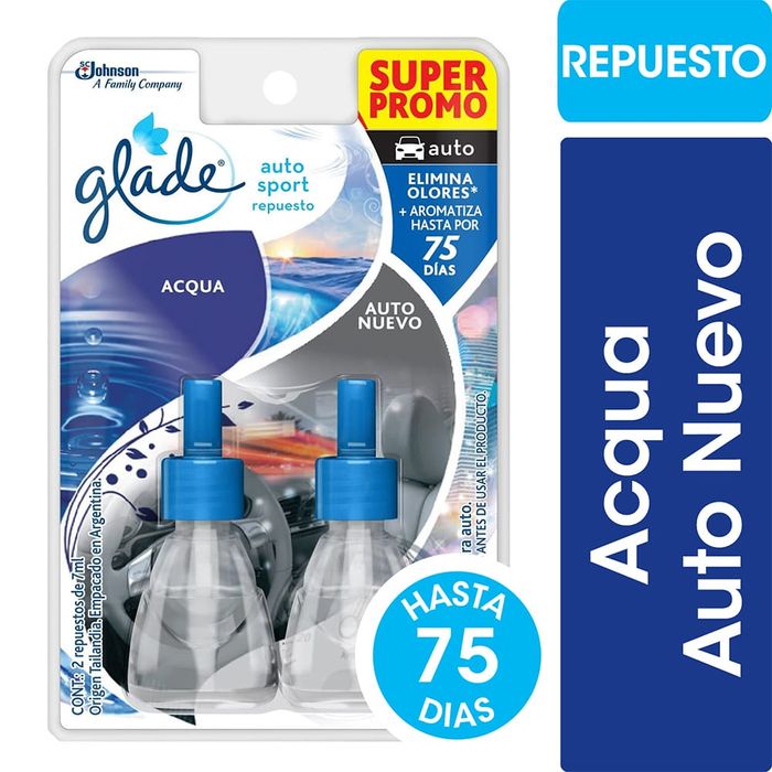 Glade-Autosport-twinpack--Acqua-Auto-nuevo-