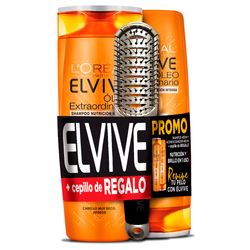 Pack-ELVIVE-Oleo-shampoo-400-ml---acondicionador-400-ml---cepillo