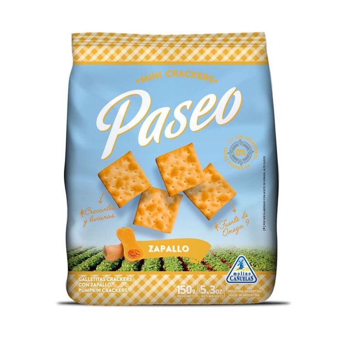 Galleta-PASEO-mini-cracker-zapallo-150g Galleta-PASEO-mini-cracker-zapallo-150g