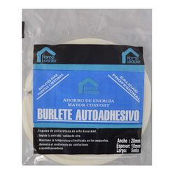Burlete-HOME-LEADER-20x10-mm-5-mt-blanco