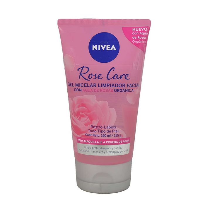 NIVEA-rose-care-gel-limpiador-facial-150ml NIVEA-rose-care-gel-limpiador-facial-150ml