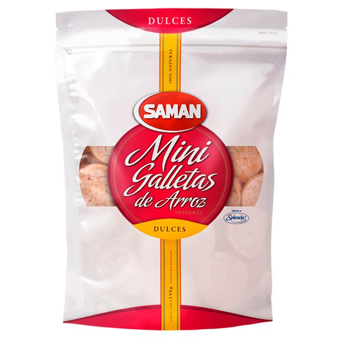 Galleta-arroz-SAMAN-Mini-Dulces-150-g Galleta-arroz-SAMAN-Mini-Dulces-150-g