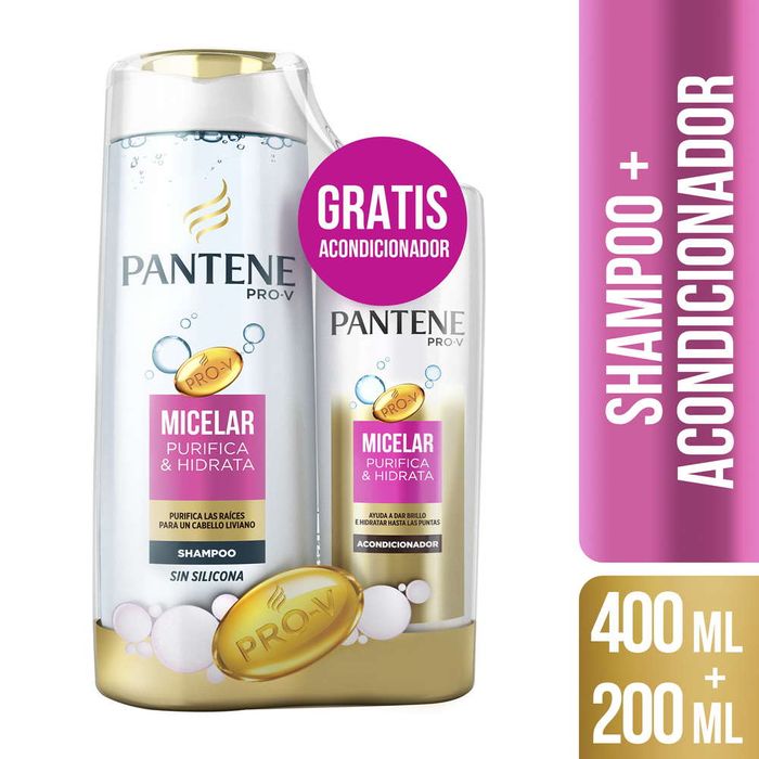 Pack-PANTENE-Micelar-shampoo-400-ml---acondicionador-200-ml