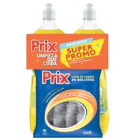 Pack-x2-detergente-lavavajilla-PRIX-125-L---lana-de-acero