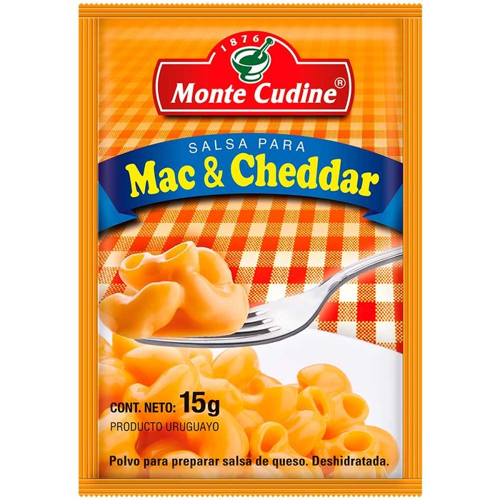Salsa-Mac---Cheddar-MONTE-CUDINE-15-g Salsa-Mac---Cheddar-MONTE-CUDINE-15-g