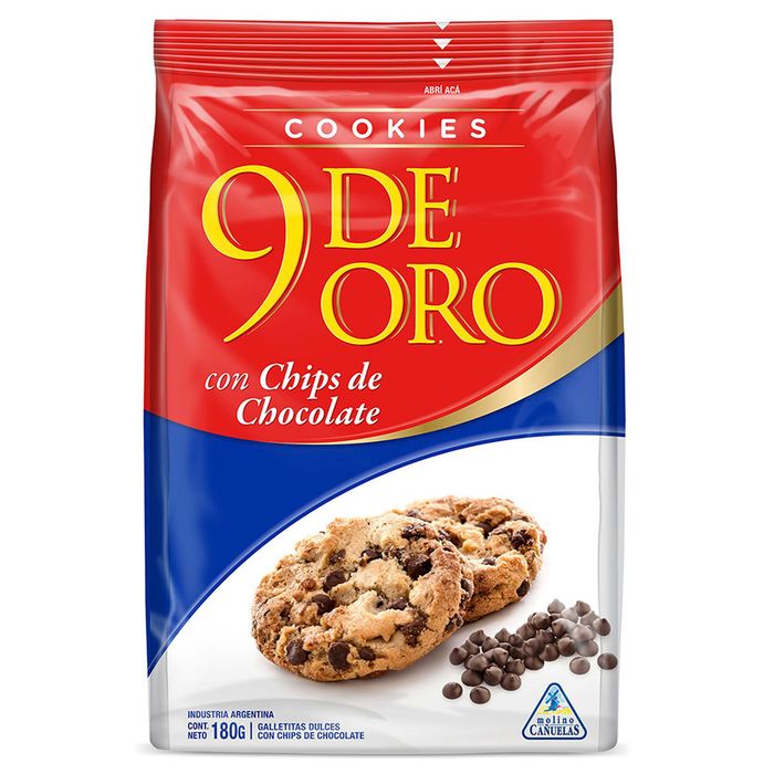 Galletitas-cookies-9-DE-ORO-con-chips-120-g Galletitas-cookies-9-DE-ORO-con-chips-120-g