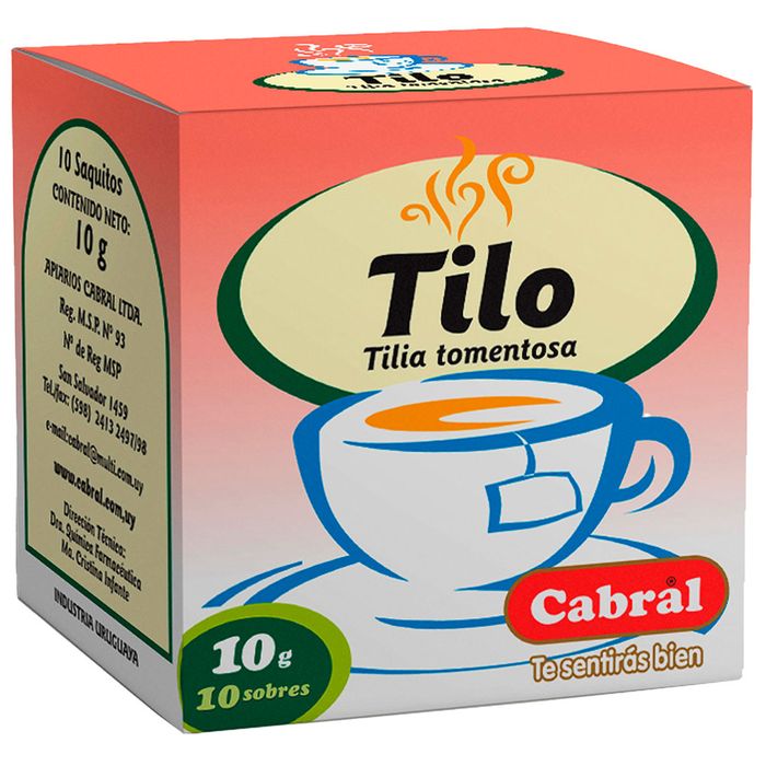 Te-CABRAL-tilo-10-un. Te-CABRAL-tilo-10-un.
