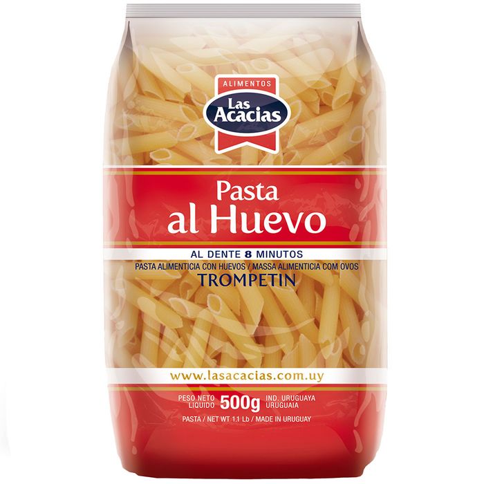Fideos-al-huevo-LAS-ACACIAS-trompetin-500-g Fideos-al-huevo-LAS-ACACIAS-trompetin-500-g