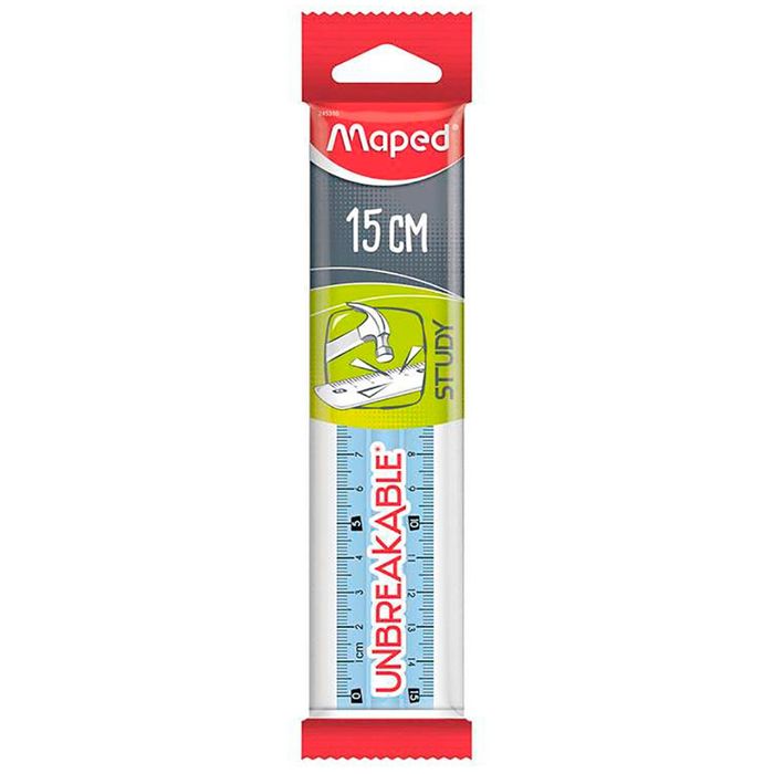 Regla-MAPED-Study-irrompible-15-cm Regla-MAPED-Study-irrompible-15-cm