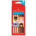 Marcadores-FABER-CASTELL-6-clores-piel