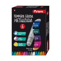 Tempera-solida-TORRE-6-colores-metal