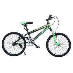 Bicicleta-KIOTO-Rod.-20-Negra-Verde-acero-con-canasto