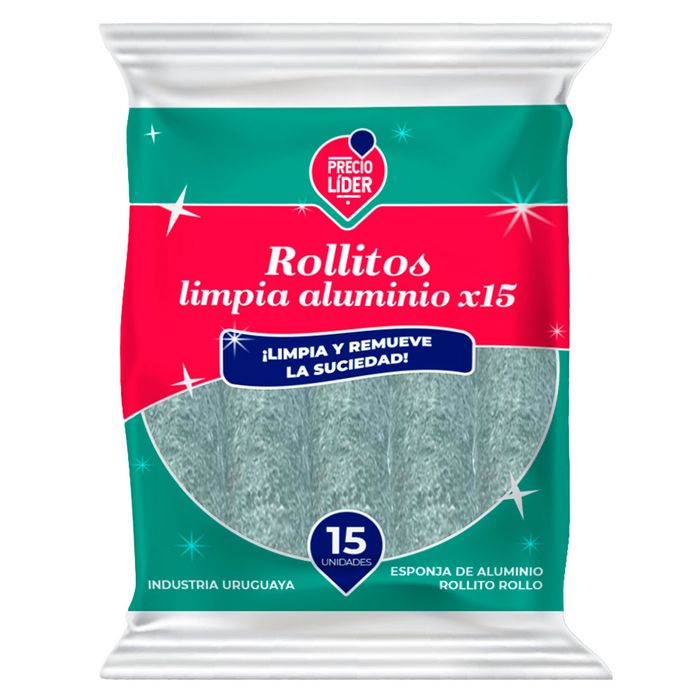 Esponja-aluminio-PRECIO-LIDER-rollito-x-15-un. Esponja-aluminio-PRECIO-LIDER-rollito-x-15-un.