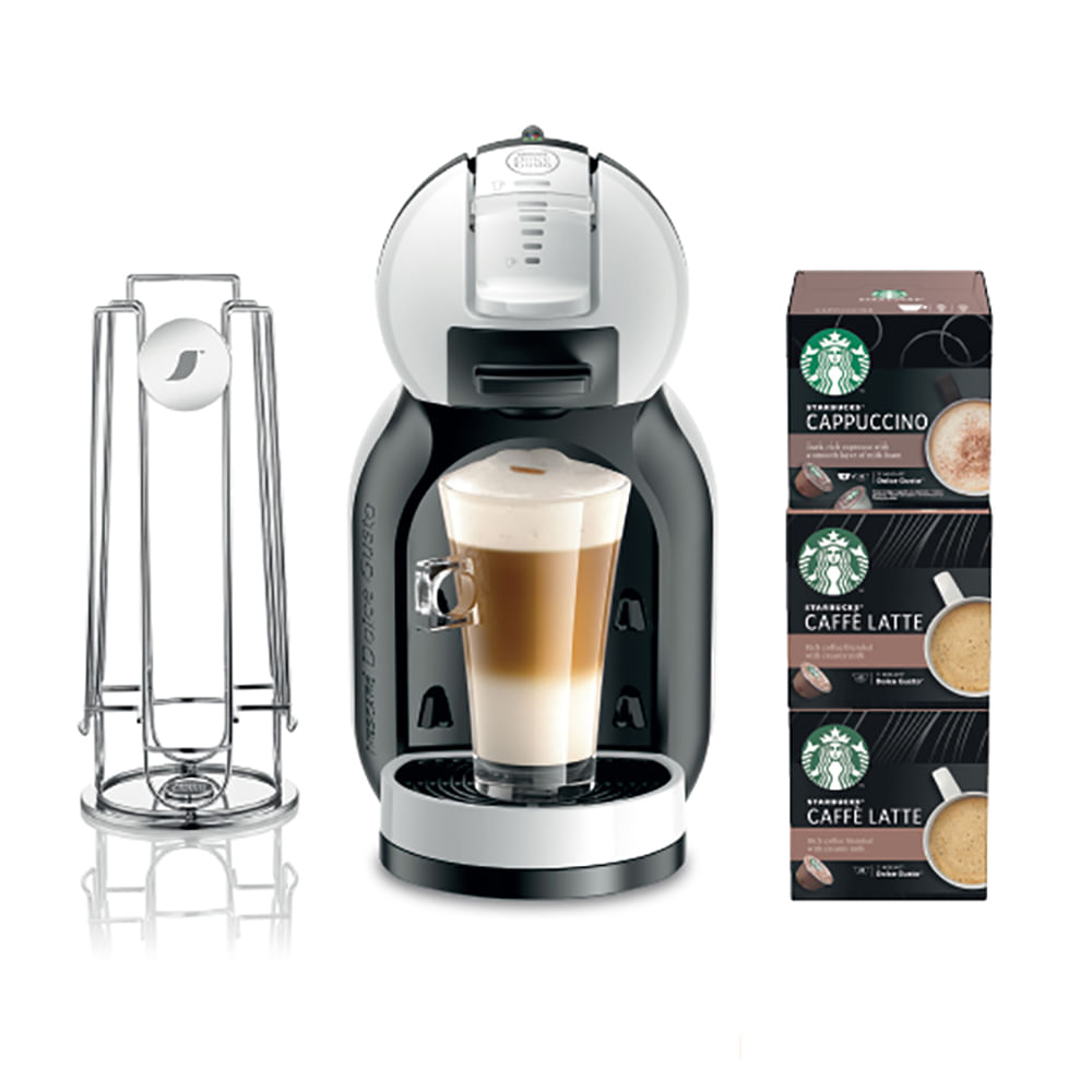 Pack cafetera multibebidas Mini Me + 3 displays cápsulas + portacápsulas -  disco