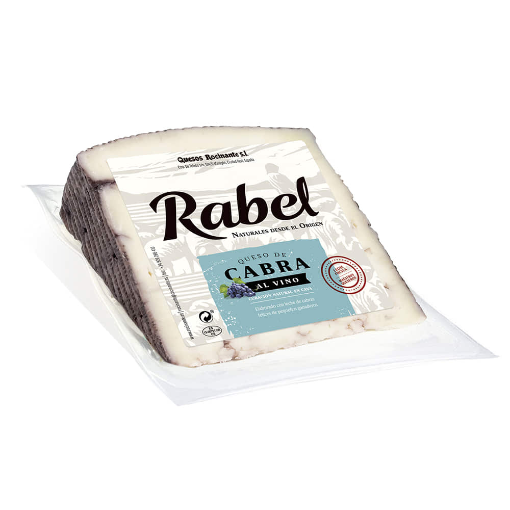 Queso de cabra al vino RABEL 150 g - devotoweb