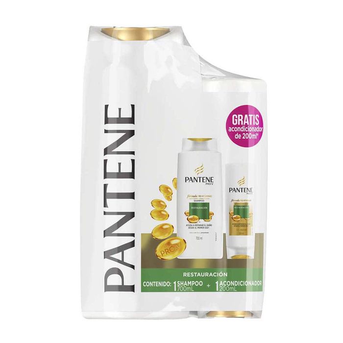 Pack-PANTENE-Restauracion-shampoo---acondicionador Pack-PANTENE-Restauracion-shampoo---acondicionador