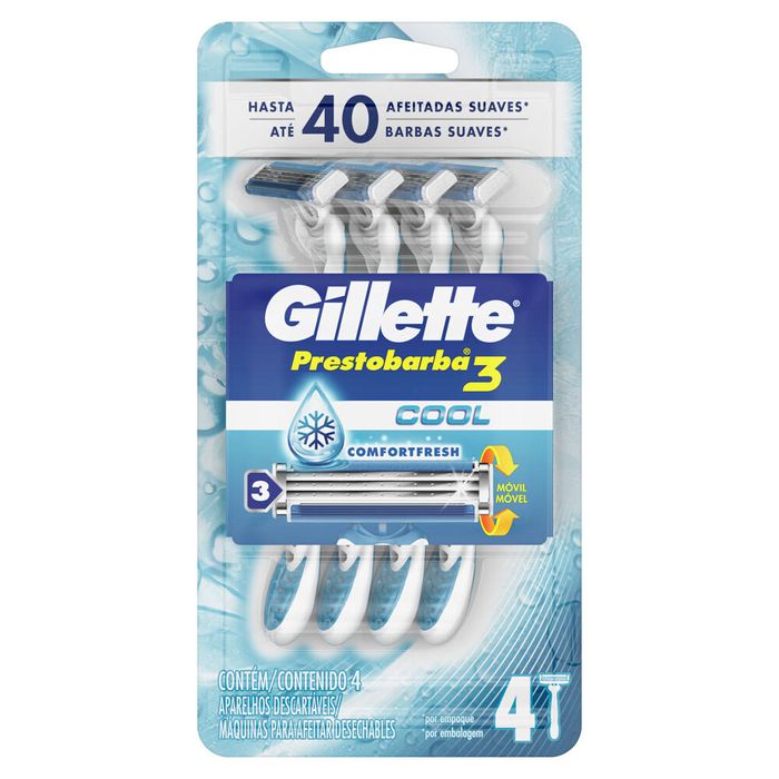 Maquina-Prestobarba-3-GILLETTE-Ice-Hombre-4-un. Maquina-Prestobarba-3-GILLETTE-Ice-Hombre-4-un.
