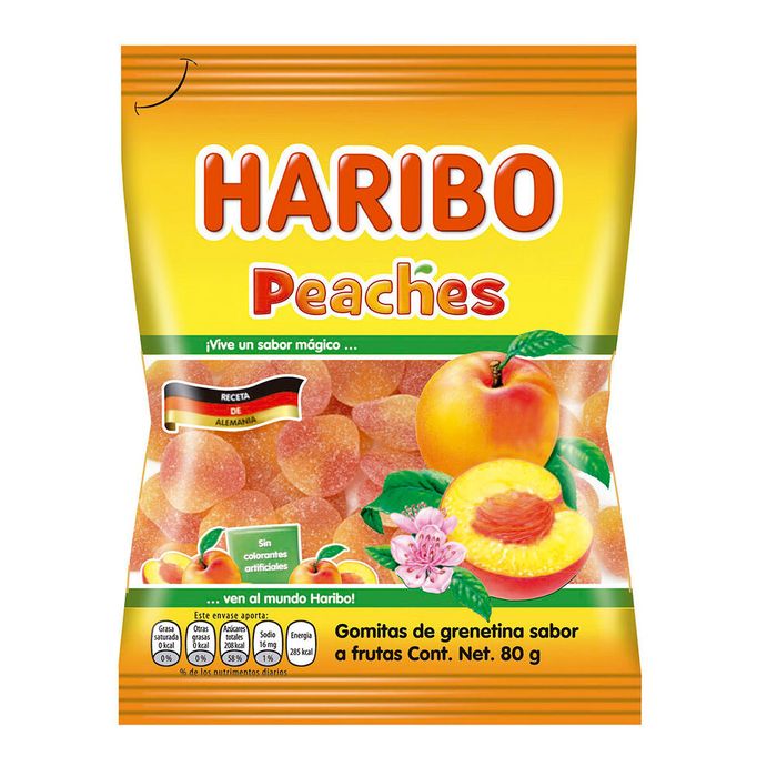 Goma-gelatina-HARIBO-peaches-80-g