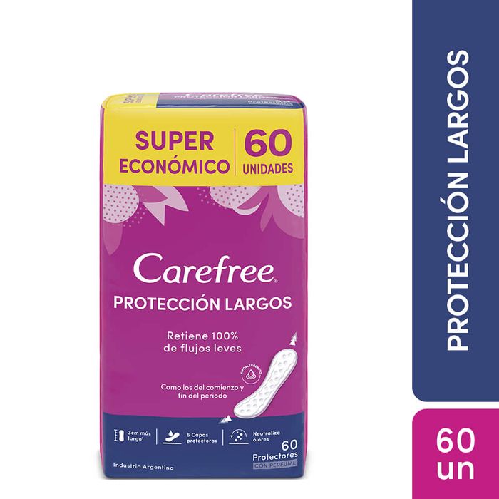 Protector-Diario-CAREFREE-Longs-60-un. Protector-Diario-CAREFREE-Longs-60-un.