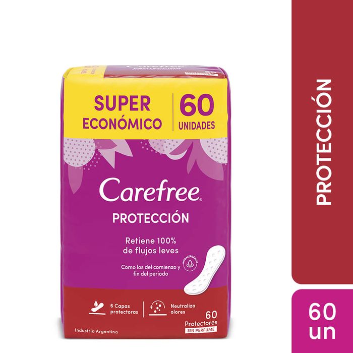 Protector-Diario-CAREFREE-Original-sin-Perfume-60-un. Protector-Diario-CAREFREE-Original-sin-Perfume-60-un.