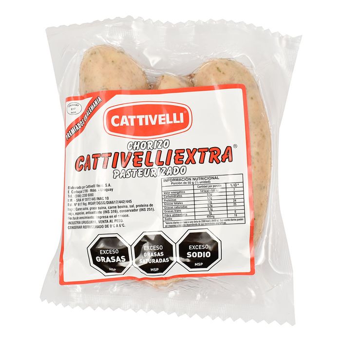 Chorizo-Extra-CATTIVELLI-al-vacio-x-400-g Chorizo-Extra-CATTIVELLI-al-vacio-x-400-g