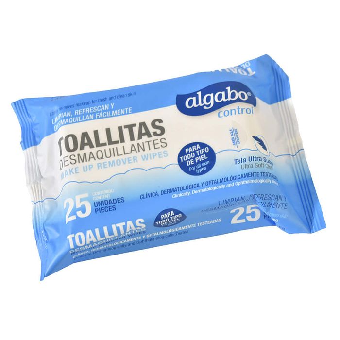 Toallitas-desmaquillantes-ALGABO-Control-x-25-un. Toallitas-desmaquillantes-ALGABO-Control-x-25-un.