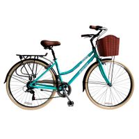 Bicicleta-KIOTO-urbana-de-paseo-R-28-verde-agua
