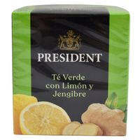 Te-PRESIDENT-verde-jengibre-limon-10-sobres