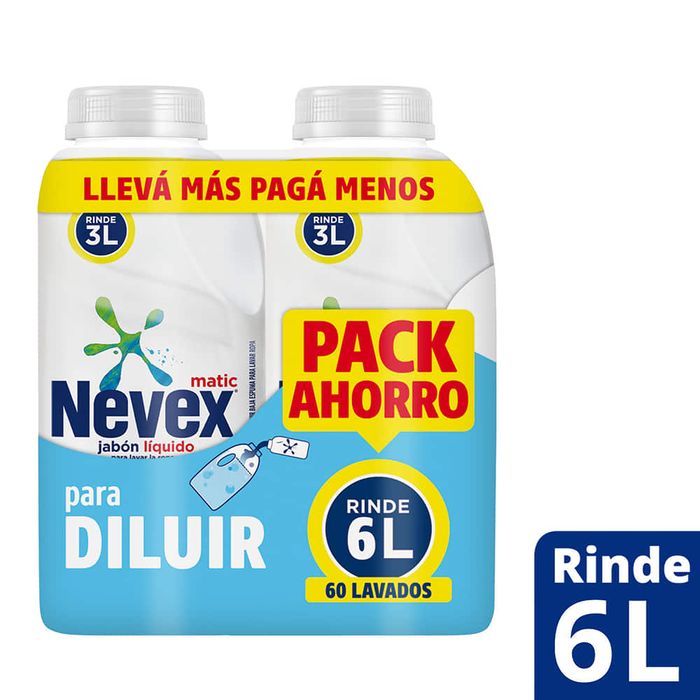 Pack-x2-detergente-liquido-NEVEX-para-diluir-500cc-con-dto. Pack-x2-detergente-liquido-NEVEX-para-diluir-500cc-con-dto.