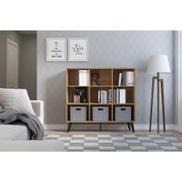 Biblioteca-retro-Carvalho-Dakar-120x112x30-cm