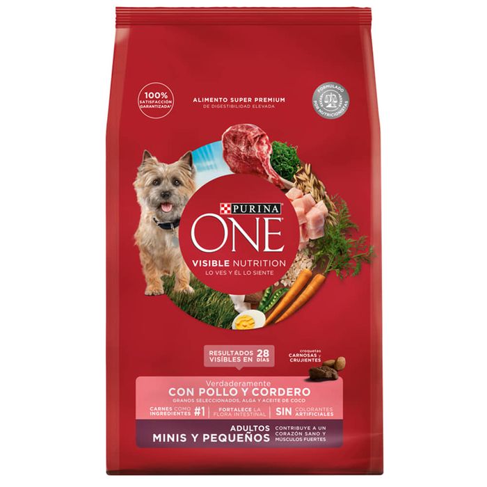 Alimento-ONE-adulto-mini-peq-pollo-y-cordero-2-kg
