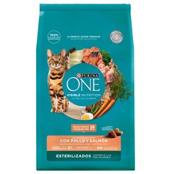 Alimento-ONE-gato-esterilizado-pollo-y-salmon-2-kg