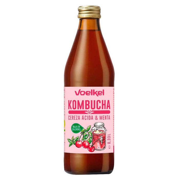 Bebida-Kombucha-VOELKEL-cereza-y-menta-330-ml