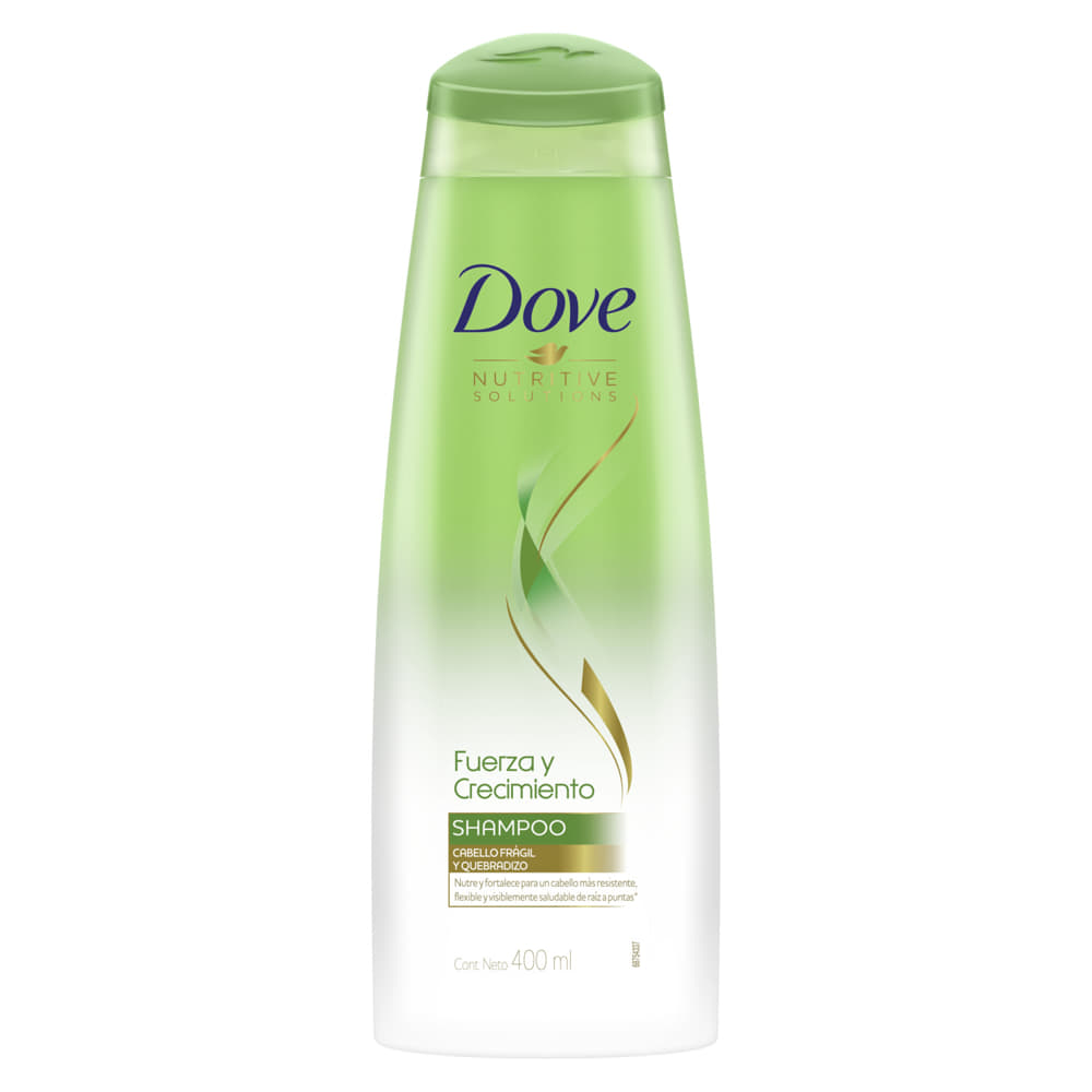Shampoo DOVE fuerza y crecimiento 400 ml devotoweb