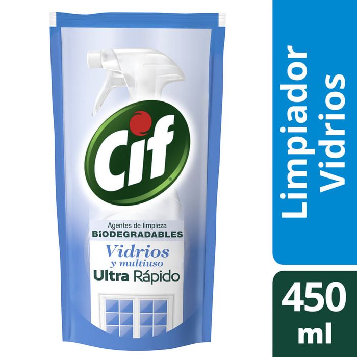Limpiador-CIF-Vidrios-Multiuso-doy-pack-450-ml