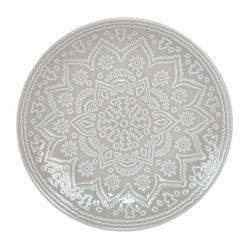 Plato-postre-20-cm-ceramica-decorado-gris-mandala