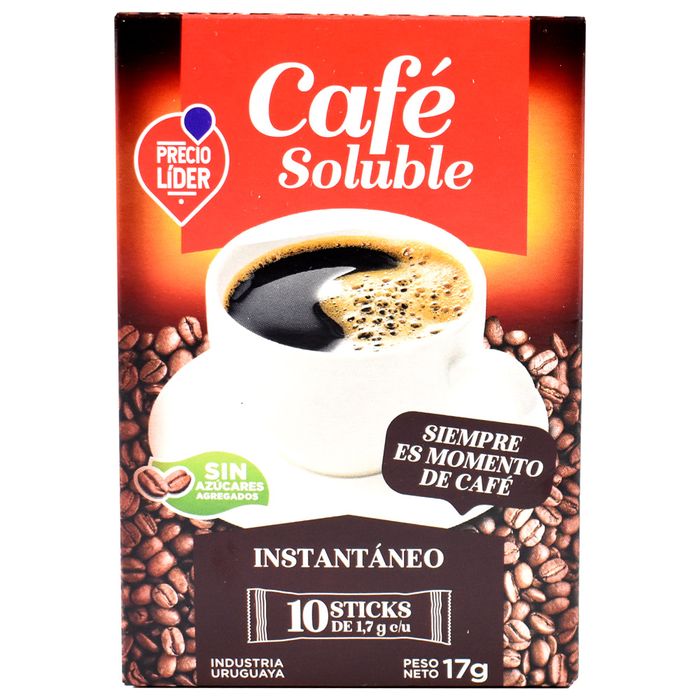 Cafe-soluble-PRECIO-LIDER-clasico-10-sticks Cafe-soluble-PRECIO-LIDER-clasico-10-sticks