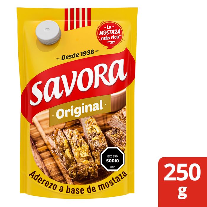 Mostaza-SAVORA-doy-pack-250-g Mostaza-SAVORA-doy-pack-250-g
