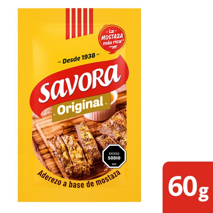 Mostaza-SAVORA-Argentina-sachet-60-g Mostaza-SAVORA-Argentina-sachet-60-g