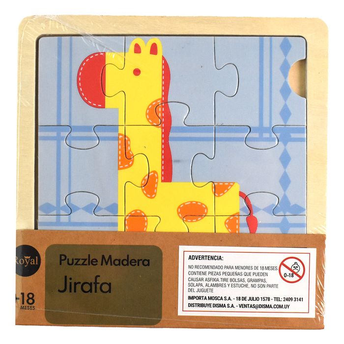 Puzzle-por-piezas-jirafa-madera-ROYAL Puzzle-por-piezas-jirafa-madera-ROYAL